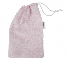 Capa de tecido para máscara de estampa de cashmere rosa