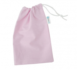 Capa de tecido para máscara com estampa rosa