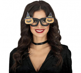 Copos de abóbora assombrados