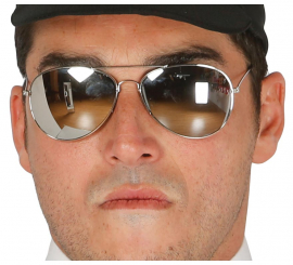 Óculos por Danny Zuko de Grease com efeito espelho