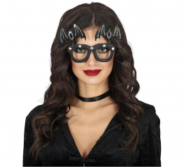 Óculos de morcego brilhantes