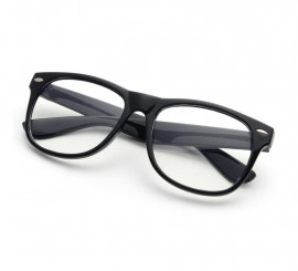 Óculos pretos de escritório
