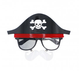 Pirate glasses with mustache