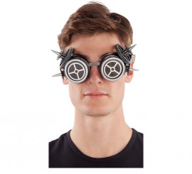Silver Steampunk Glasses