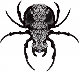 119 cm Black Spider Metallic Foil Balloon