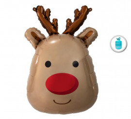 Reindeer Foil Balloon 51X78.5 cm