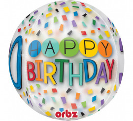 38x40 cm Feliz Aniversário 30 balão de filme transparente