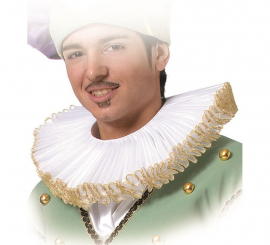 Gorguera Branco e Dourado