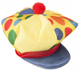Polka Dot Clown Cap