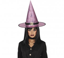 Pink Iris Witch Hat