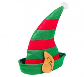 Chapéu de Elfo Ajudante do Papai Noel com Orelhas