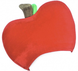 Chapéu de espuma de maçã vermelha