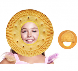 Chapéu de biscoito com bolinhas