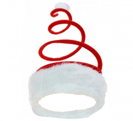 Chapéu de Papai Noel Primavera Espiral