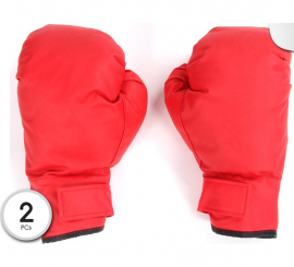 luvas de boxe vermelhas