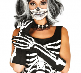 Skeleton Gloves 40 cm