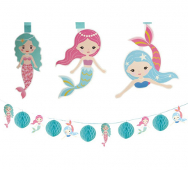 Garland with Balls and Mermaids of 500 cm