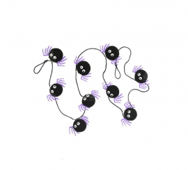 180 cm black spider garland