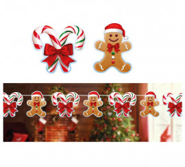 Gingerbread Garland 300 cm and 16x16 cm per figure