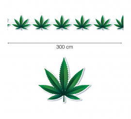 300 cm Marijuana Garland