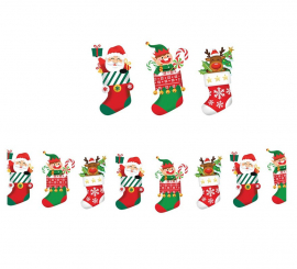 Christmas garland of 300 cm and 16x16 cm per figure