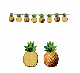 Pineapple Garland of 15 pieces of 300 cm