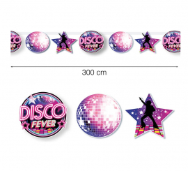 Disco Fever lilás de 300 cm