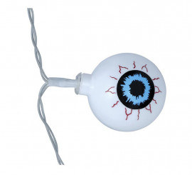 Skeleton Eyes Garland 10 LEDs of 130 cm