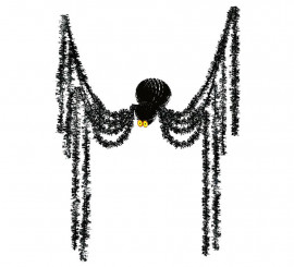 Spider garland long legs 1.5m
