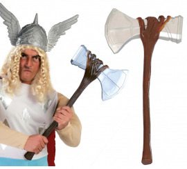 Machado do Deus do Trovão com cabo de tora