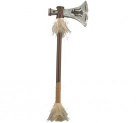 Indian ax with hair 43 cm