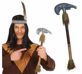 Machado indiano com símbolos 43 cm