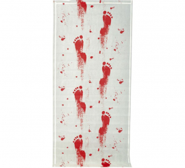 Blood Footprints for the floor 90x450 cm