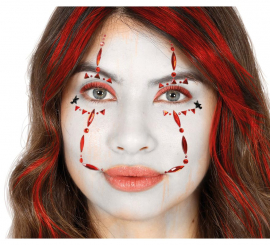 Clown Adhesive Face Jewelry