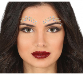 Facial Jewelry Eyelashes and Eyebrows Golden Stars