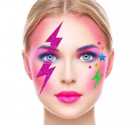 Facial Jewelry Disc Rays