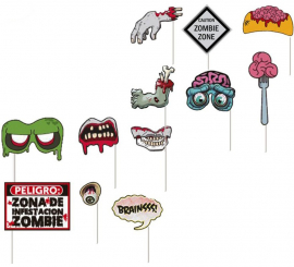 12-piece kit for Halloween Photocall