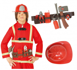 Kit de Bombeiro com Capacete