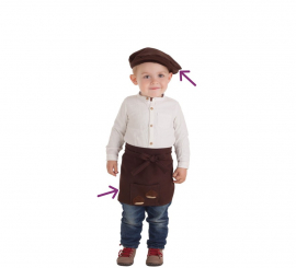Chestnut Tree Kit for baby: Apron and Beret