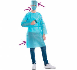 Surgeon Kit: Gown, Mask and Cap