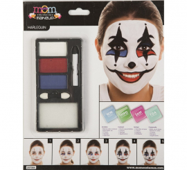Kit de maquiagem de arlequim