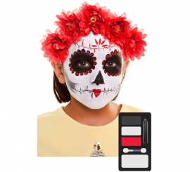 Kit de maquiagem Catrina para o Dia dos Mortos