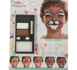 Kit de maquiagem de leão infantil