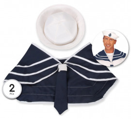 Kit Marinheiro: Chapéu e Coleira