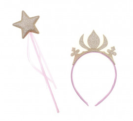 Golden Princess Kit: Crown and Wand