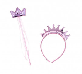 Purple Princess Kit: Crown and Wand