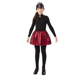 Kit Rainha Má: Coroa, Colar e Saia