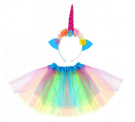 Kit Unicórnio: Tutu e Tiara