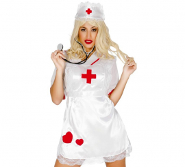 Nurse Kit for Women: Apron, Cap and Stethoscope