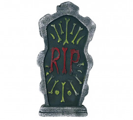 'Lápide do Cemitério ''Multicolor ''RIP'' 43x22 cm'''